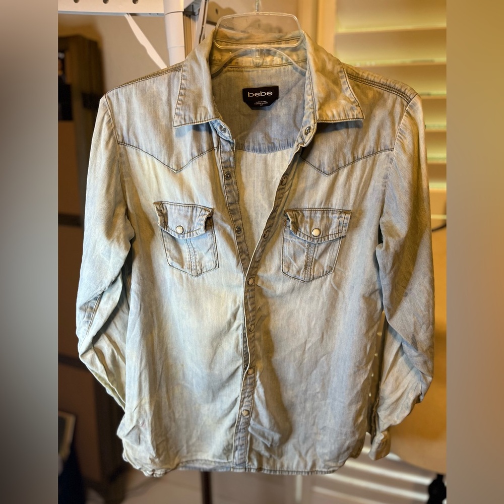 Bebe Light Blue Denim Jeans